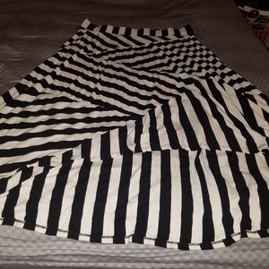 Torrid Hi-low Striped Skirt sz 2